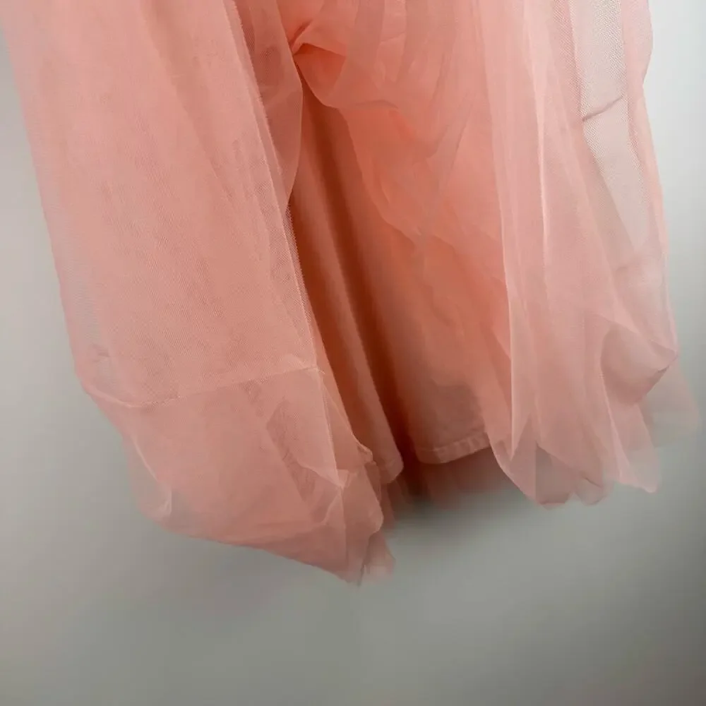 Taylor Joelle Pink Girly Ghosts Tutu Tulle Twirl Dress ~ 12